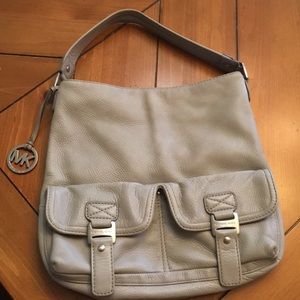 Grey Michael Kors purse